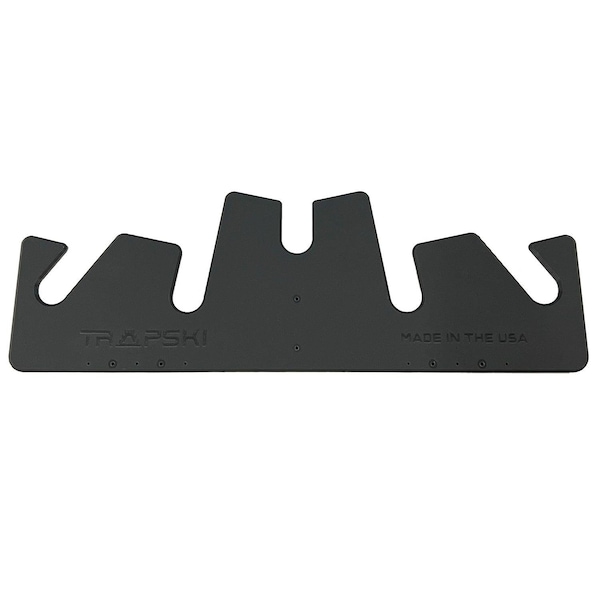 Trapski LowPro XL Ski/Snowboard Rack Insert for Rooftop Cargo Box, Charcoal, Holds 5 Pairs of Skis LOWPRO5-XL-CHL - main
